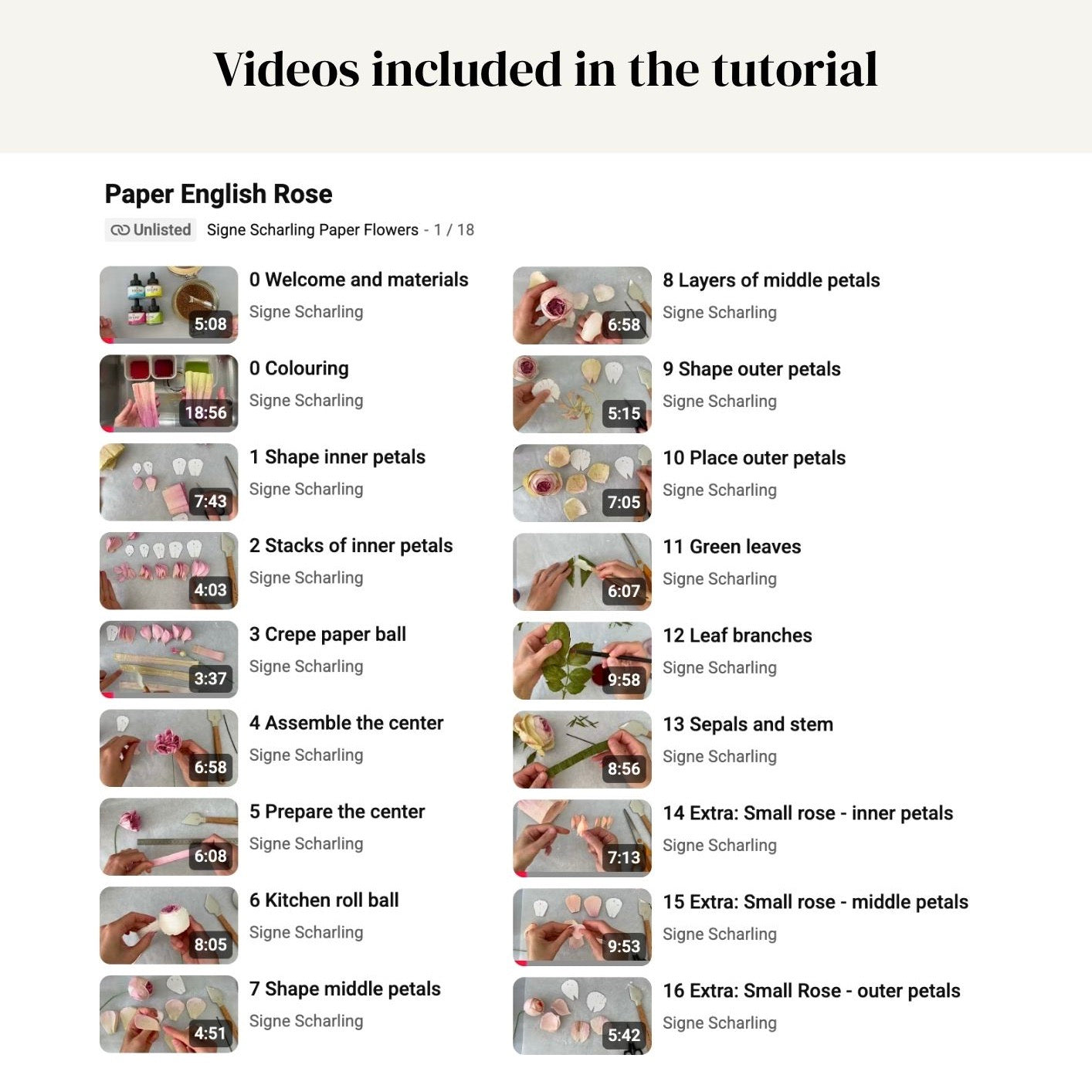 English Rose Tutorial