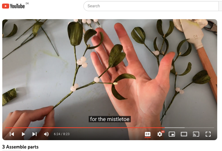 Paper Mistletoe Tutorial 