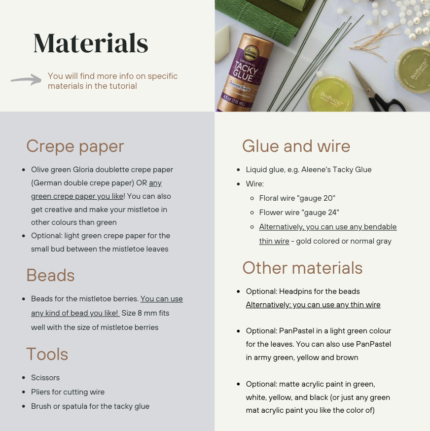 Paper Mistletoe Tutorial 