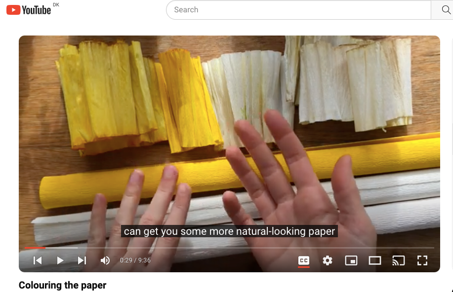 Paper Daffodil Tutorial