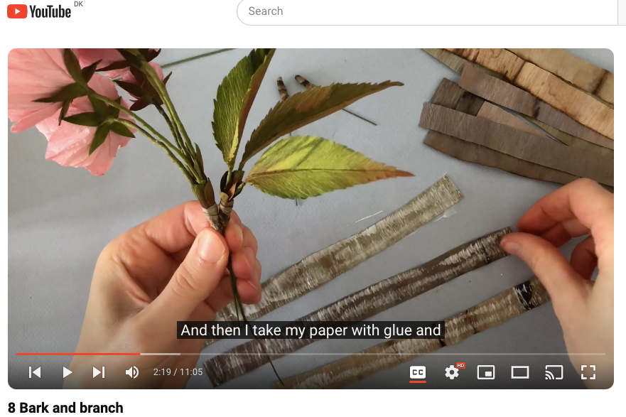 Paper Kanzan Cherry Blossom Tutorial